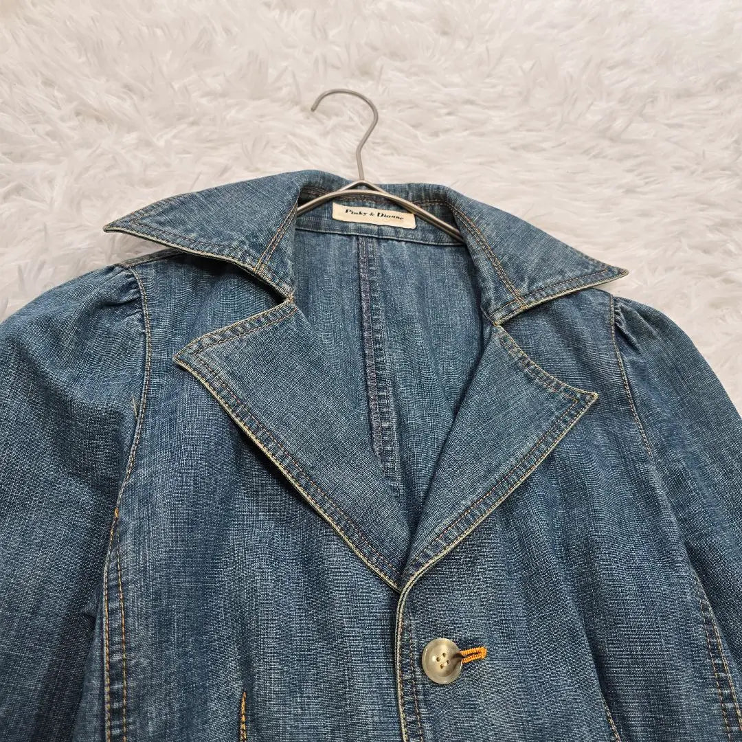 A2925 [Pinky and Diane] Denim Jacket/G Jean M cotton 100%