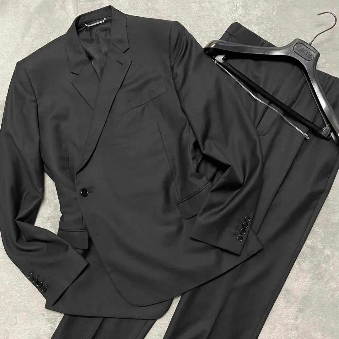 XL★Dior Homme Kim Jones Double Suit Setup Wool Black