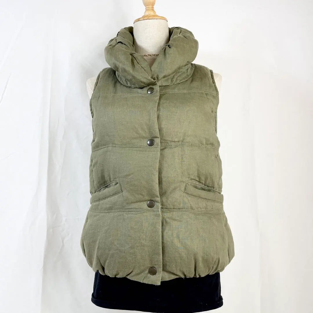 [Good condition] Audrey and John Wad shawl collar down vest | 【美品】　オードリーアンドジョンワッド　ショールカラー　ダウンベスト