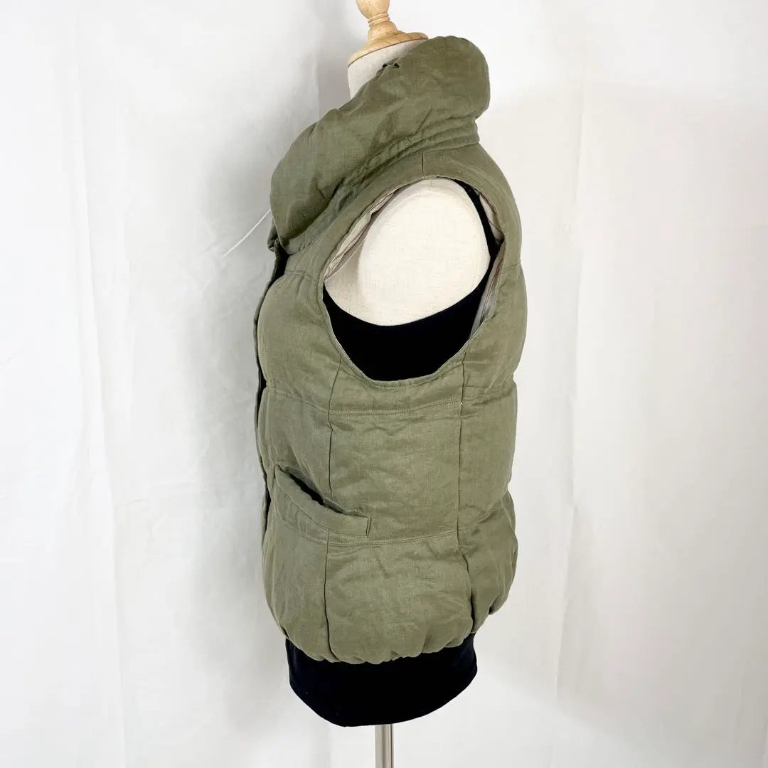 [Good condition] Audrey and John Wad shawl collar down vest | 【美品】　オードリーアンドジョンワッド　ショールカラー　ダウンベスト