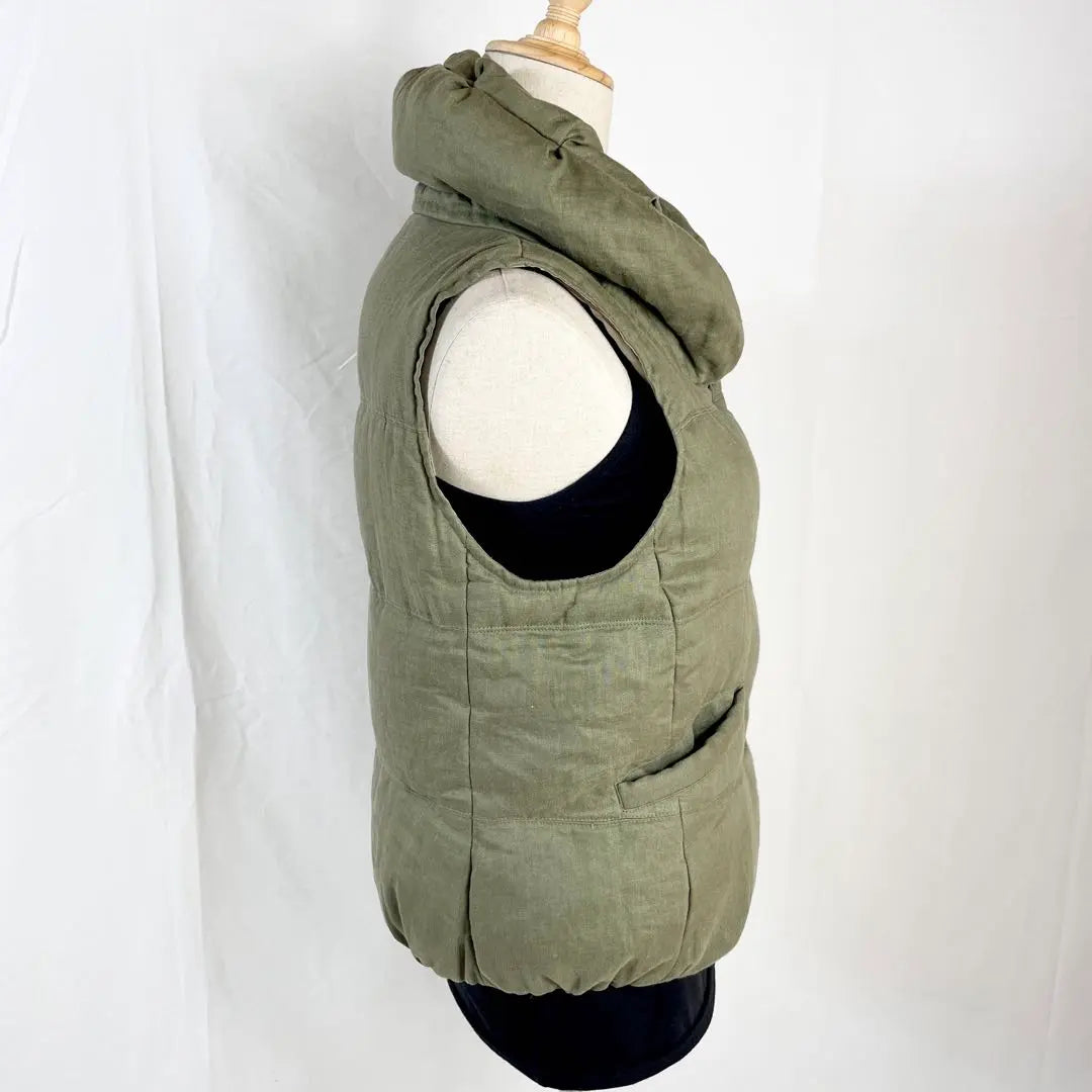 [Good condition] Audrey and John Wad shawl collar down vest | 【美品】　オードリーアンドジョンワッド　ショールカラー　ダウンベスト