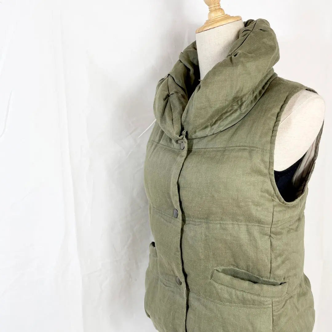 [Good condition] Audrey and John Wad shawl collar down vest | 【美品】　オードリーアンドジョンワッド　ショールカラー　ダウンベスト