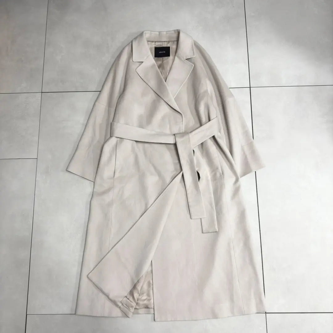 Al Abail ✨ 20AW Cashmere Beaver Coat Light Beige M