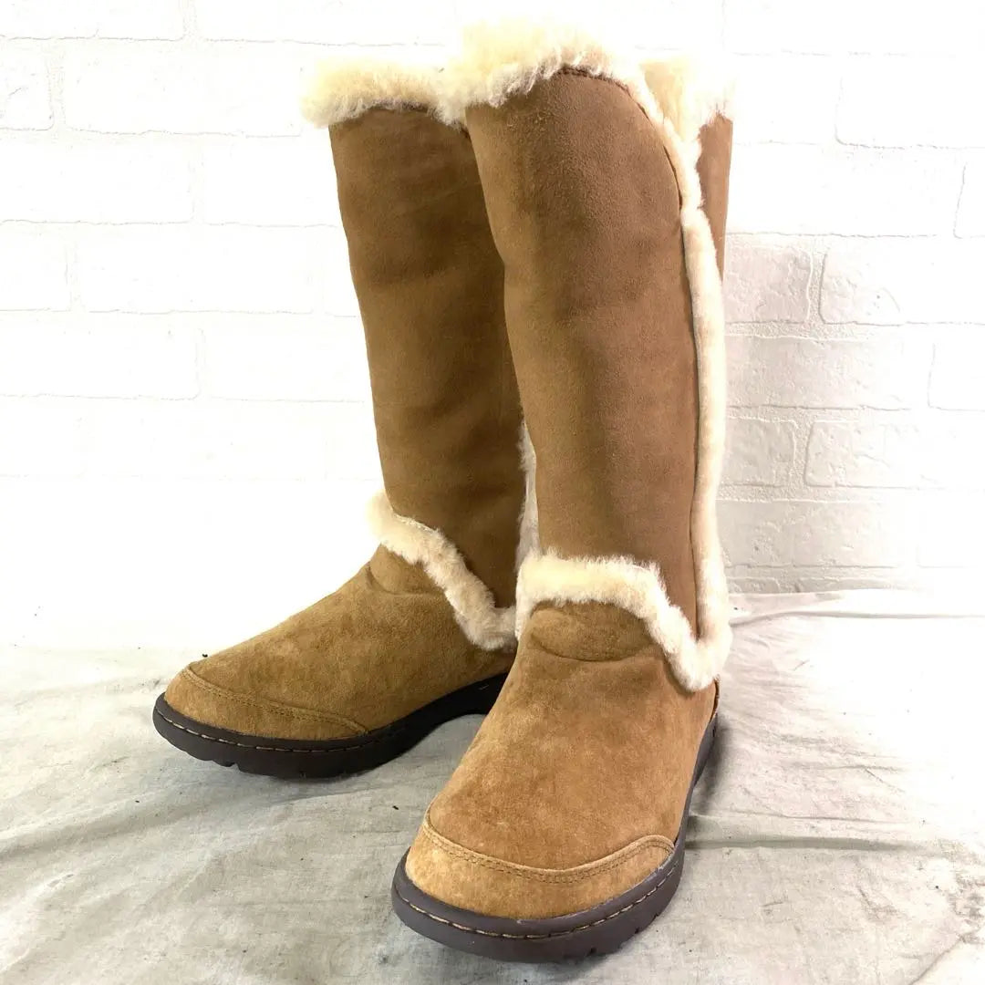 688☆ Botas UGG De Piel De Oveja Casual Mujer 22 Beige | 688☆ UGG ムートンブーツ カジュアル レディース 22 ベージュ