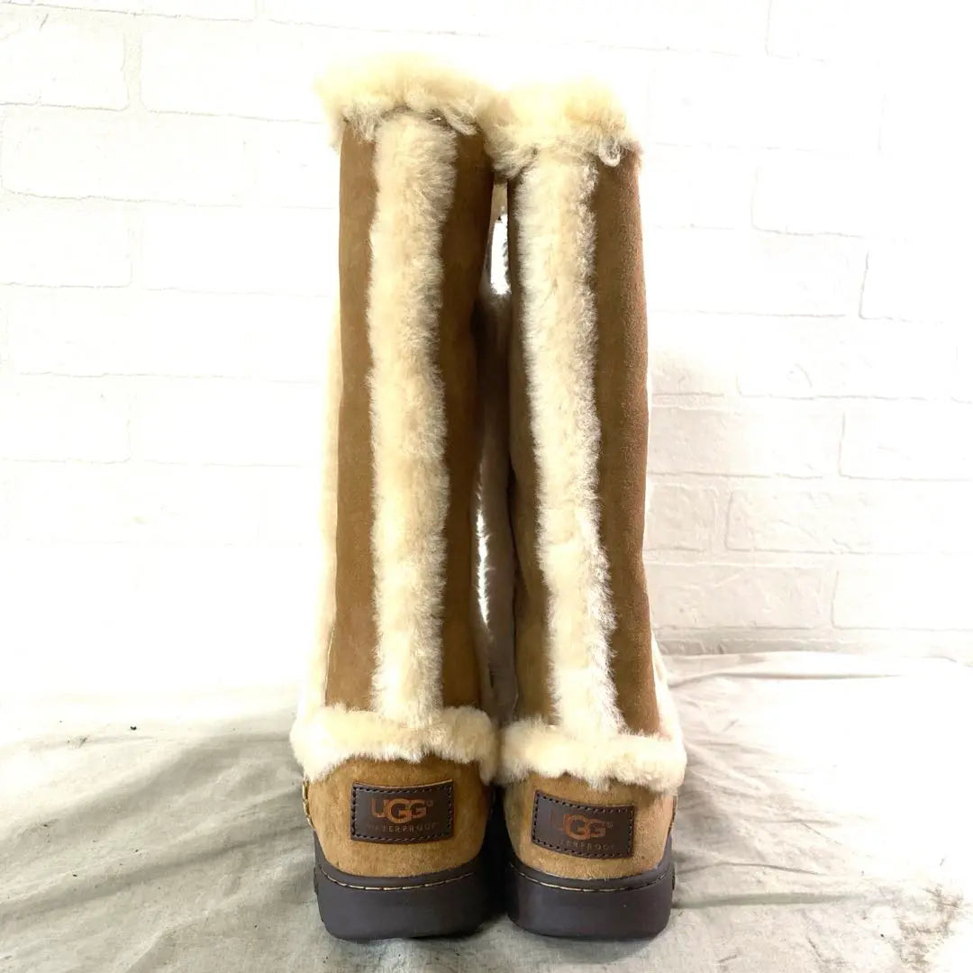 688☆ Botas UGG De Piel De Oveja Casual Mujer 22 Beige | 688☆ UGG ムートンブーツ カジュアル レディース 22 ベージュ