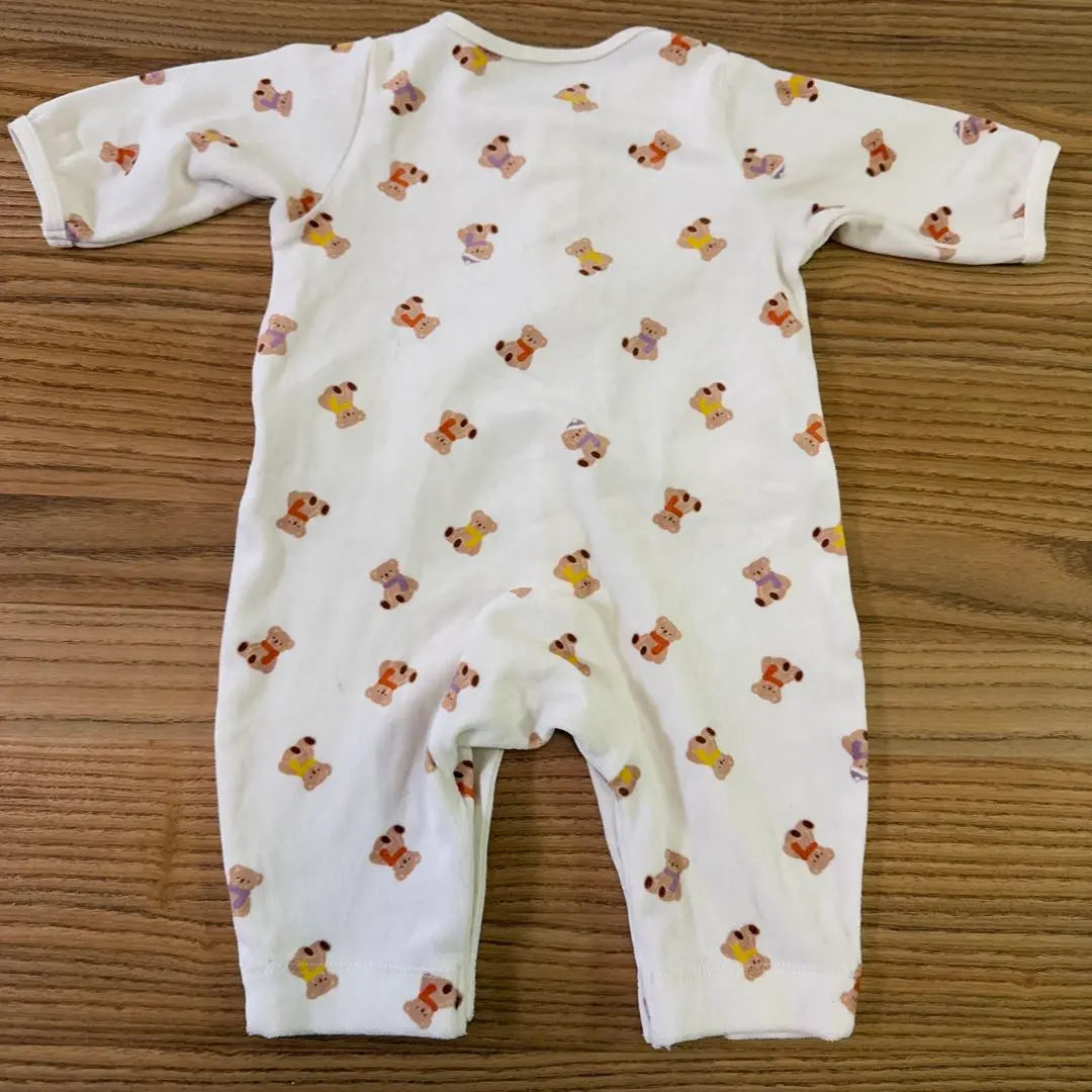 Aprere Cool Bear Pattern Romper 60