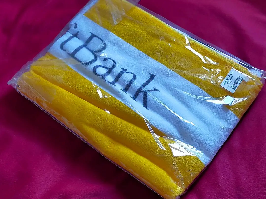 ④ ◆ Fukuoka Softbank Hawks ◆ Team Flag Bath Towel ◆ Hawks ◆