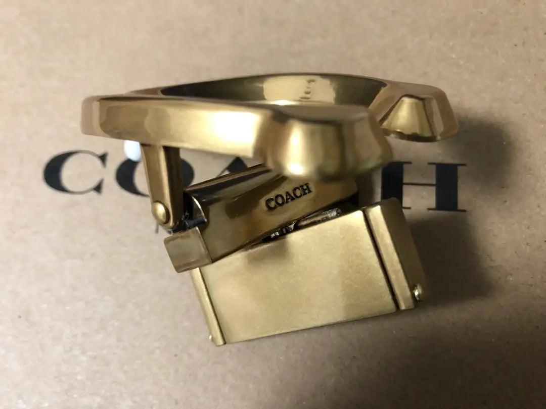 COACH Coach New genuine reversible belt rotating buckle