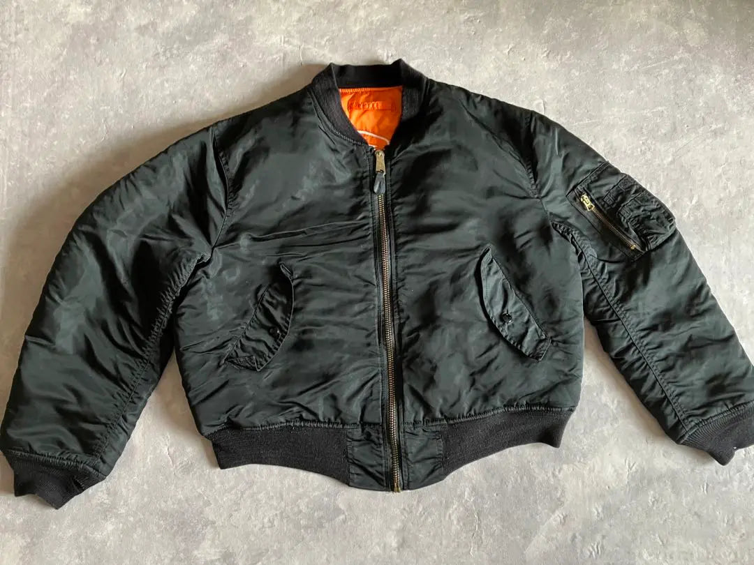 Alpha 90's MA-1 Military Flight Jacket Made in America Discontinued | アルファ 90's MA-1 ミリタリー フライトジャケット アメリカ製 廃盤