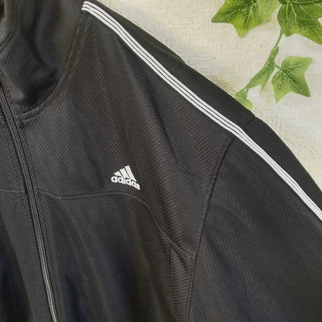 Chaqueta deportiva negra retro adidas adidas jersey para hombre talla L