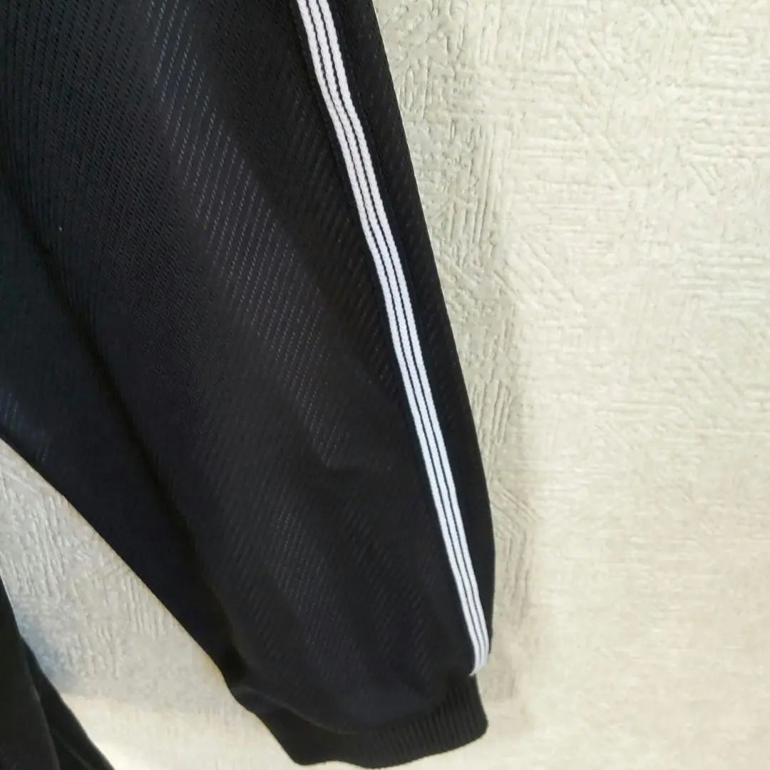 Chaqueta deportiva negra retro adidas adidas jersey para hombre talla L