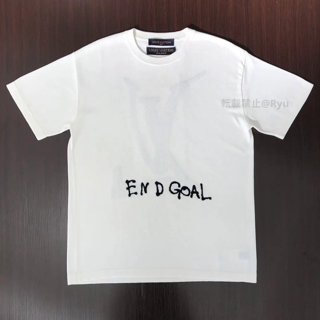 Louis Vuitton Louis Vuitton End Gall Short Sleeve Knit T -shirt White | ルイヴィトン LOUIS VUITTON エンドゴール 半袖ニット Tシャツ 白