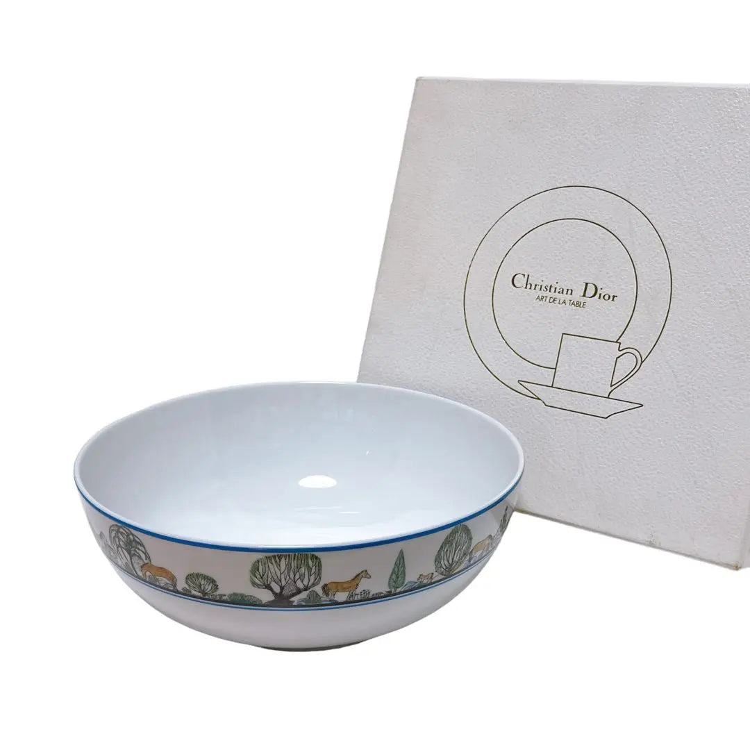 [Unused] [Rare out of print] Christian Dior Mustang Salad Bowl (Large)