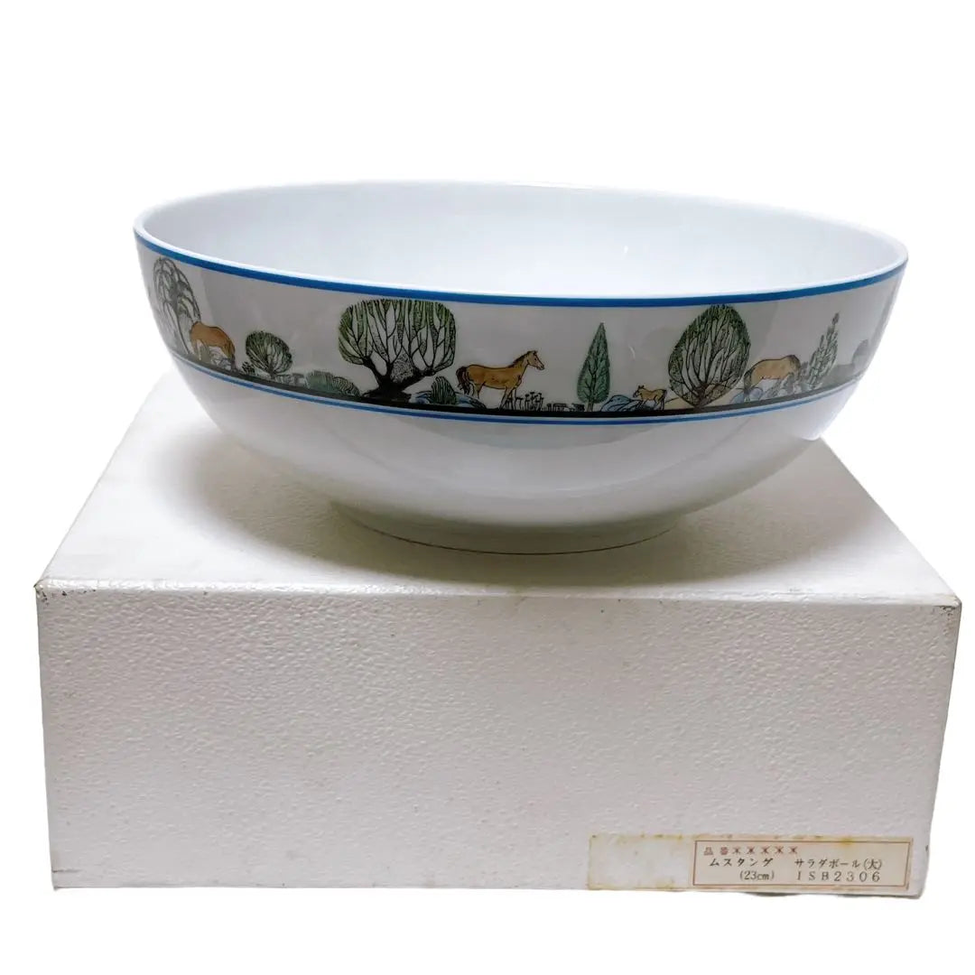 [Unused] [Rare out of print] Christian Dior Mustang Salad Bowl (Large)