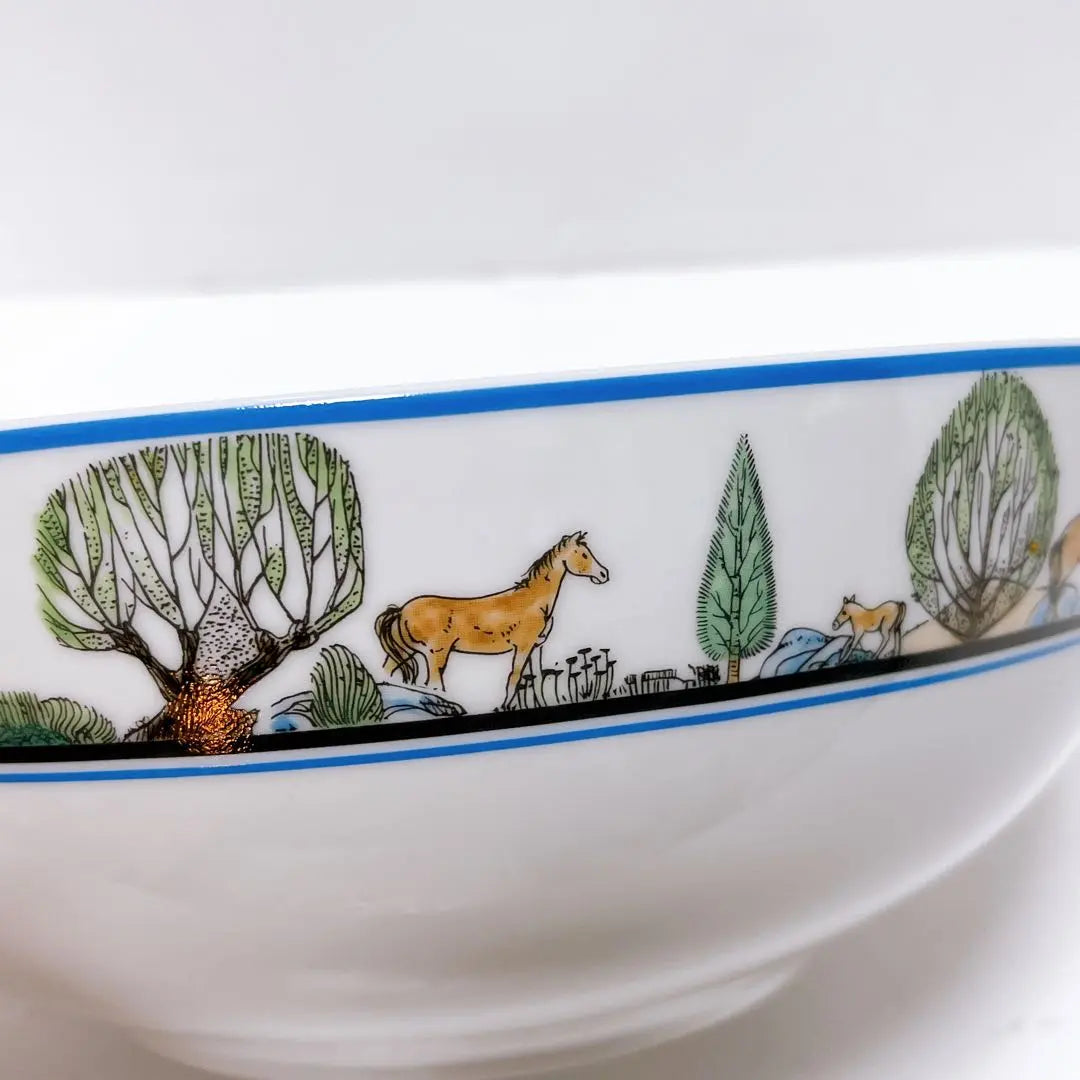 [Unused] [Rare out of print] Christian Dior Mustang Salad Bowl (Large)