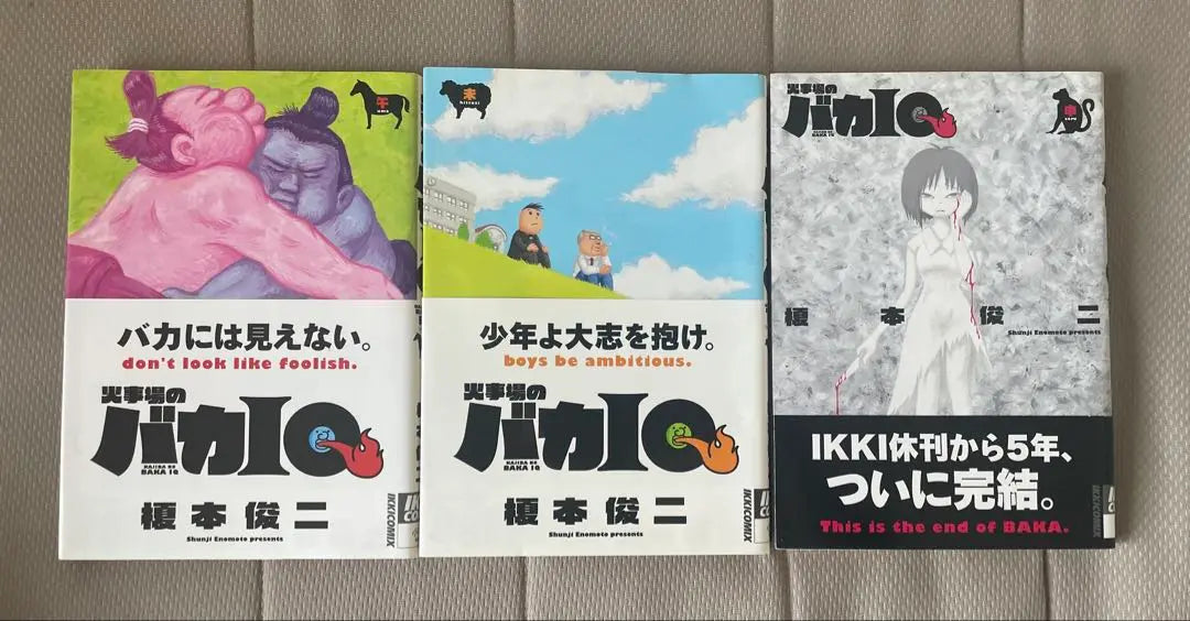 Idiot IQ in the Fireplace Enomoto Shunji Set of 3, Otoko