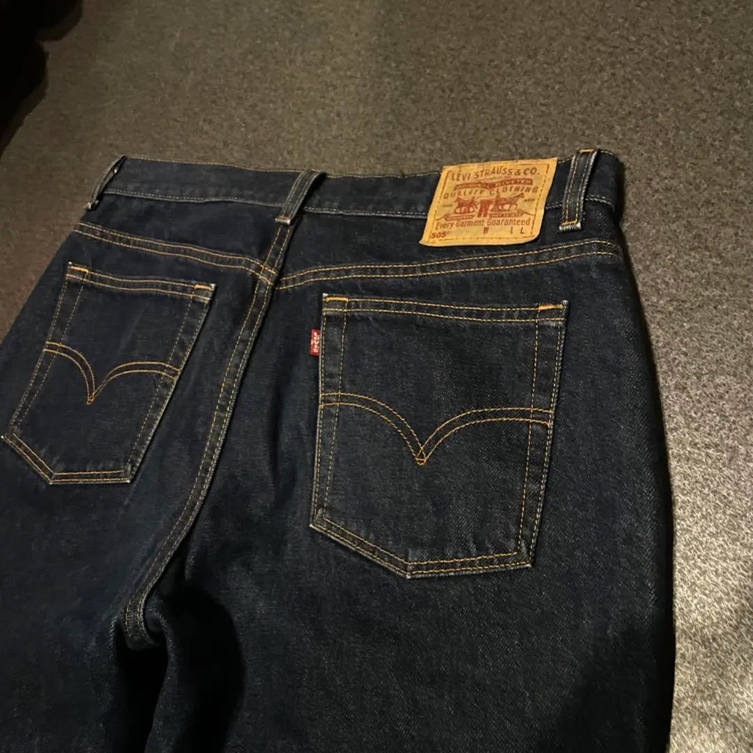 levi's 505 denim jeans made in USA