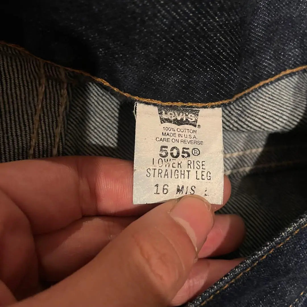 levi's 505 denim jeans made in USA