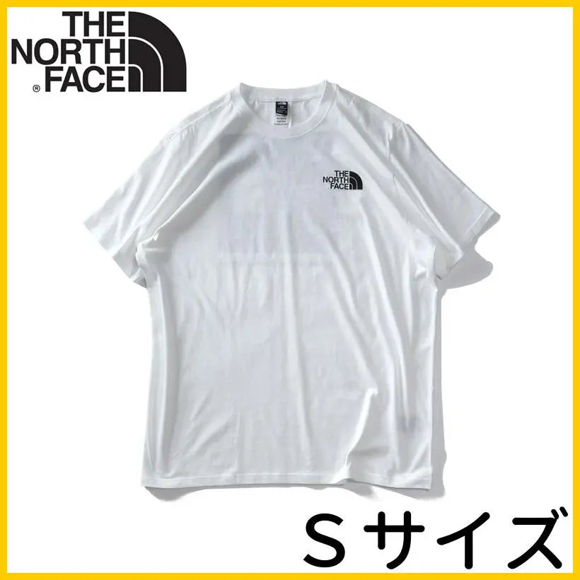 New North Face T -shirt Short Sleeve Box Logo Men's White S Size | 新品 ノースフェイス Tシャツ 半袖 ボックスロゴ メンズ ホワイト Sサイズ