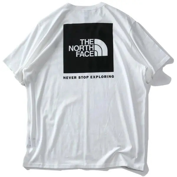 Camiseta New North Face Manga Corta Box Logo Hombre Blanco Talla S | 新品 ノースフェイス Tシャツ 半袖 ボックスロゴ メンズ ホワイト Sサイズ