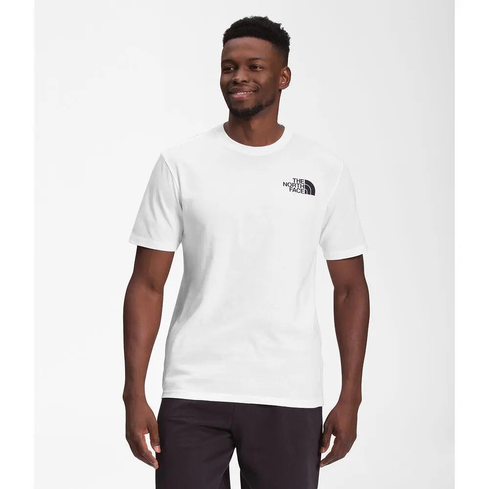 Camiseta New North Face Manga Corta Box Logo Hombre Blanco Talla S | 新品 ノースフェイス Tシャツ 半袖 ボックスロゴ メンズ ホワイト Sサイズ