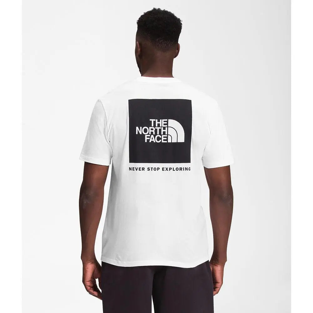 New North Face T -shirt Short Sleeve Box Logo Men's White S Size | 新品 ノースフェイス Tシャツ 半袖 ボックスロゴ メンズ ホワイト Sサイズ