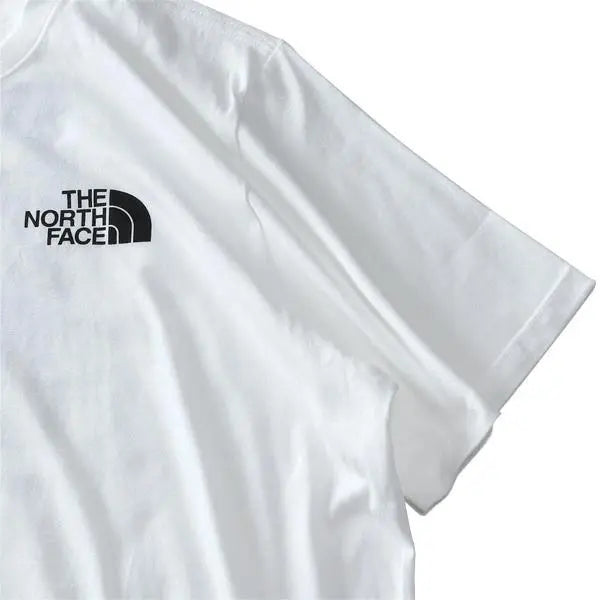 Camiseta New North Face Manga Corta Box Logo Hombre Blanco Talla S | 新品 ノースフェイス Tシャツ 半袖 ボックスロゴ メンズ ホワイト Sサイズ