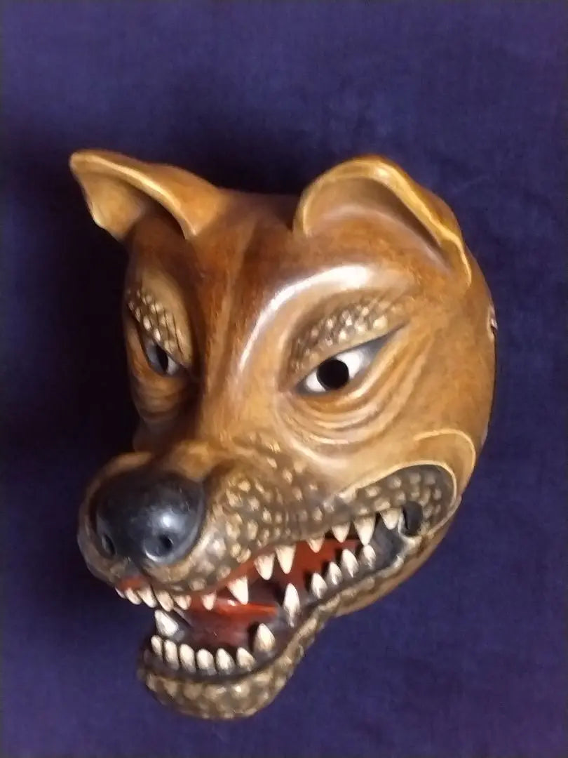 Noh mask fox