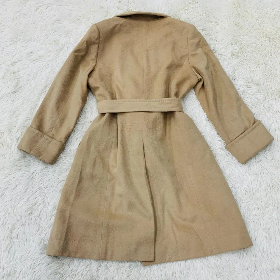 Beautiful condition XL Aquascutum long coat Angora A-line with bell t