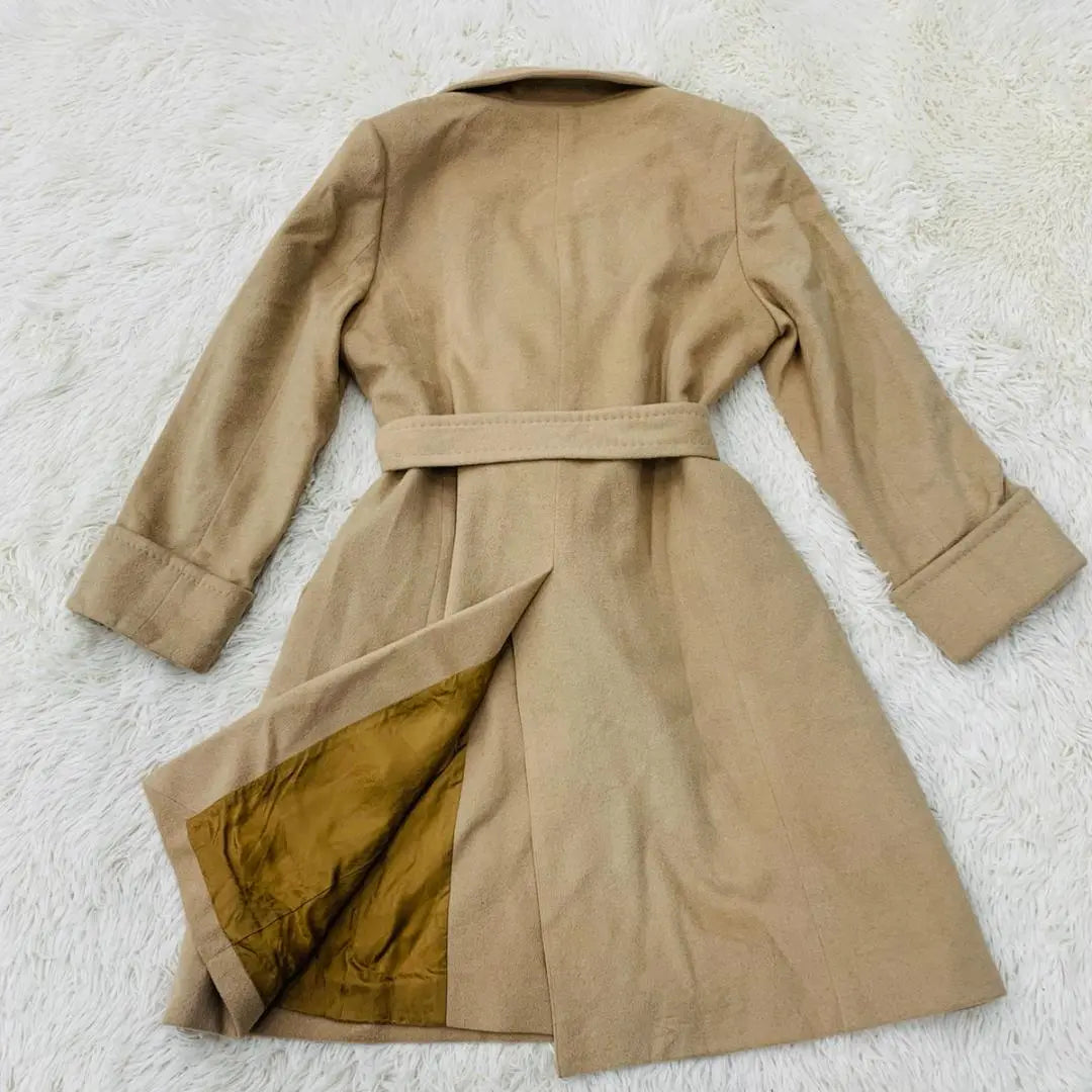 Beautiful condition XL Aquascutum long coat Angora A-line with bell t