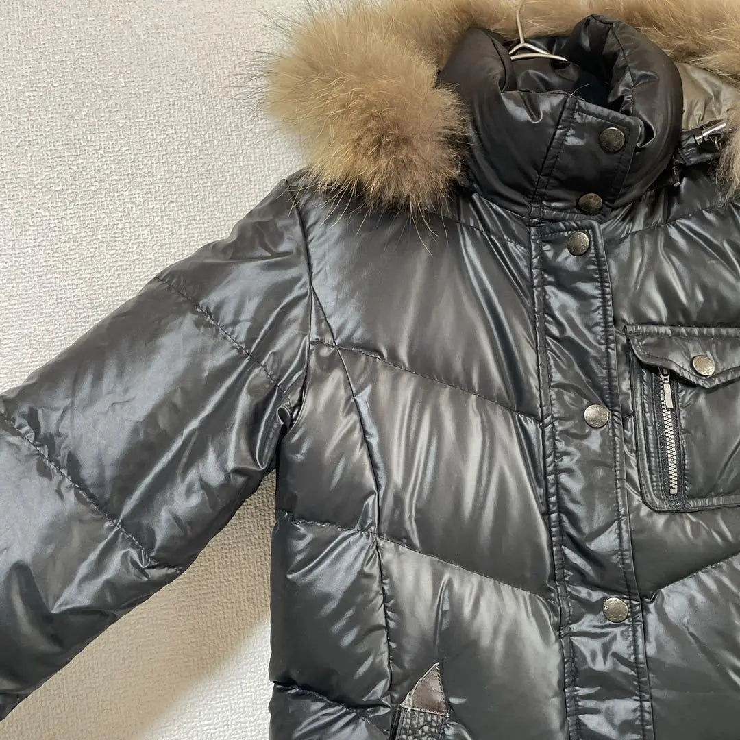 Shimamura Premium Down 90% Fur Hood Removable Perfect for midwinter M