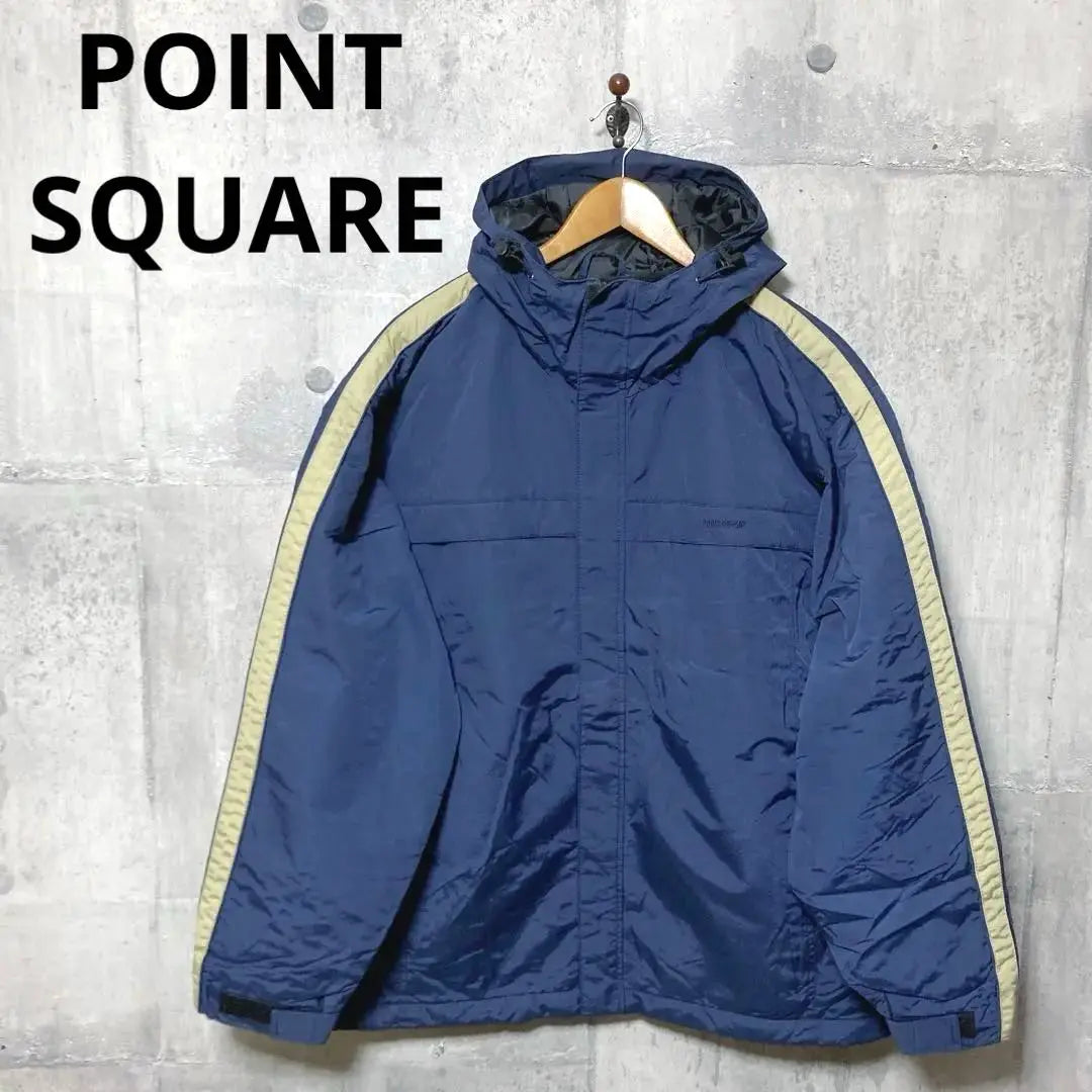 POINT SQUARE Men's Fleece Padded Jacket L