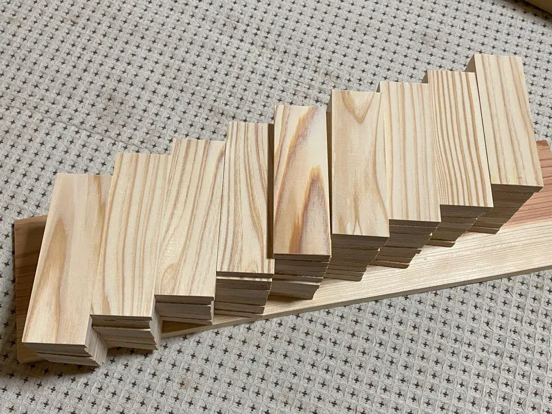 [Unused] Kamaboko board, Kamaboko board, Lumber, Wood set, Multiple pieces, DIY, and craftsmanship