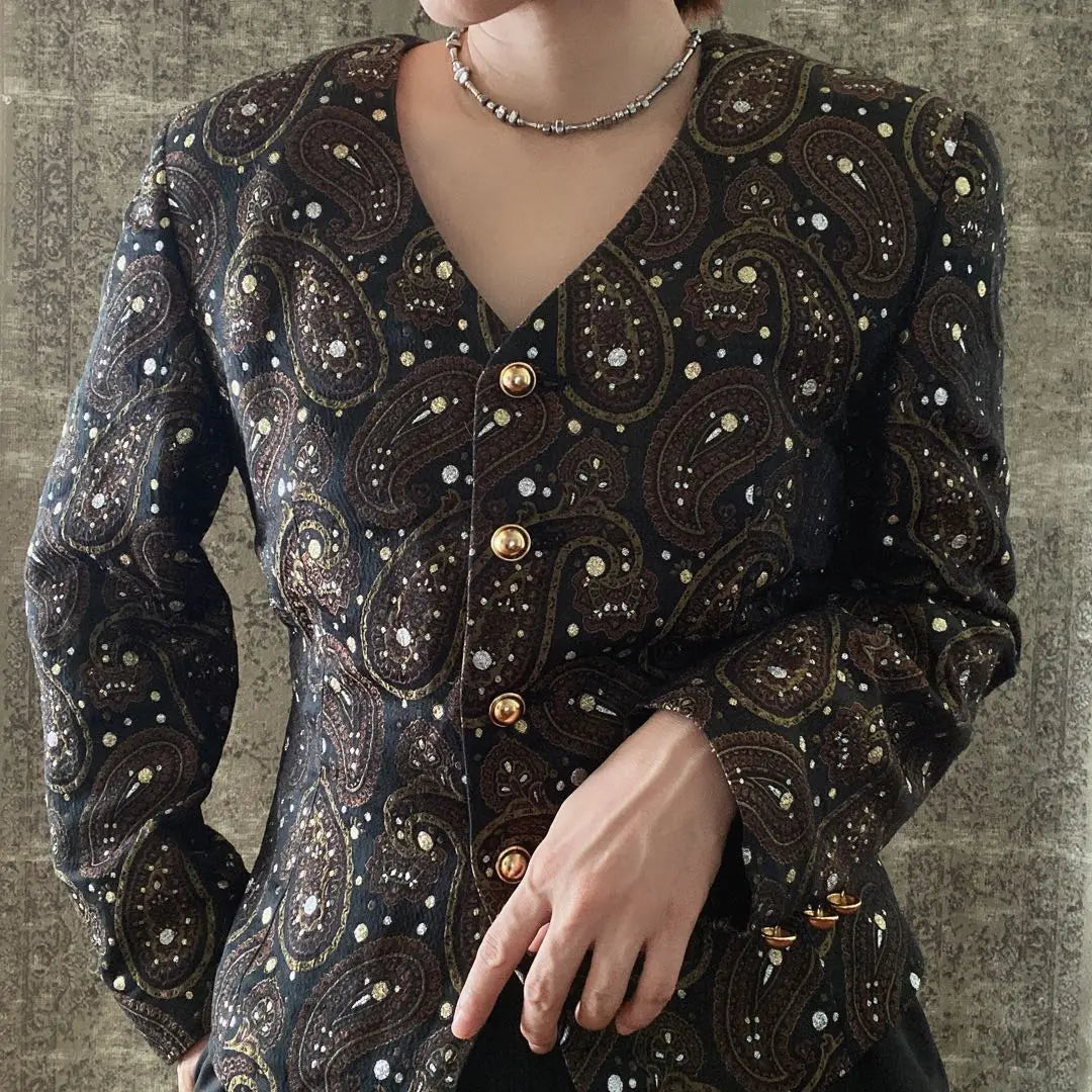 Paisley Jacquard Gobelin Jacquard Vintage Vintage Clothing Women