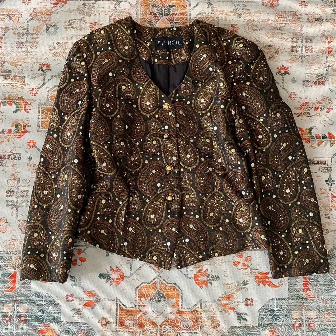 Paisley Jacquard Gobelin Jacquard Vintage Vintage Clothing Women