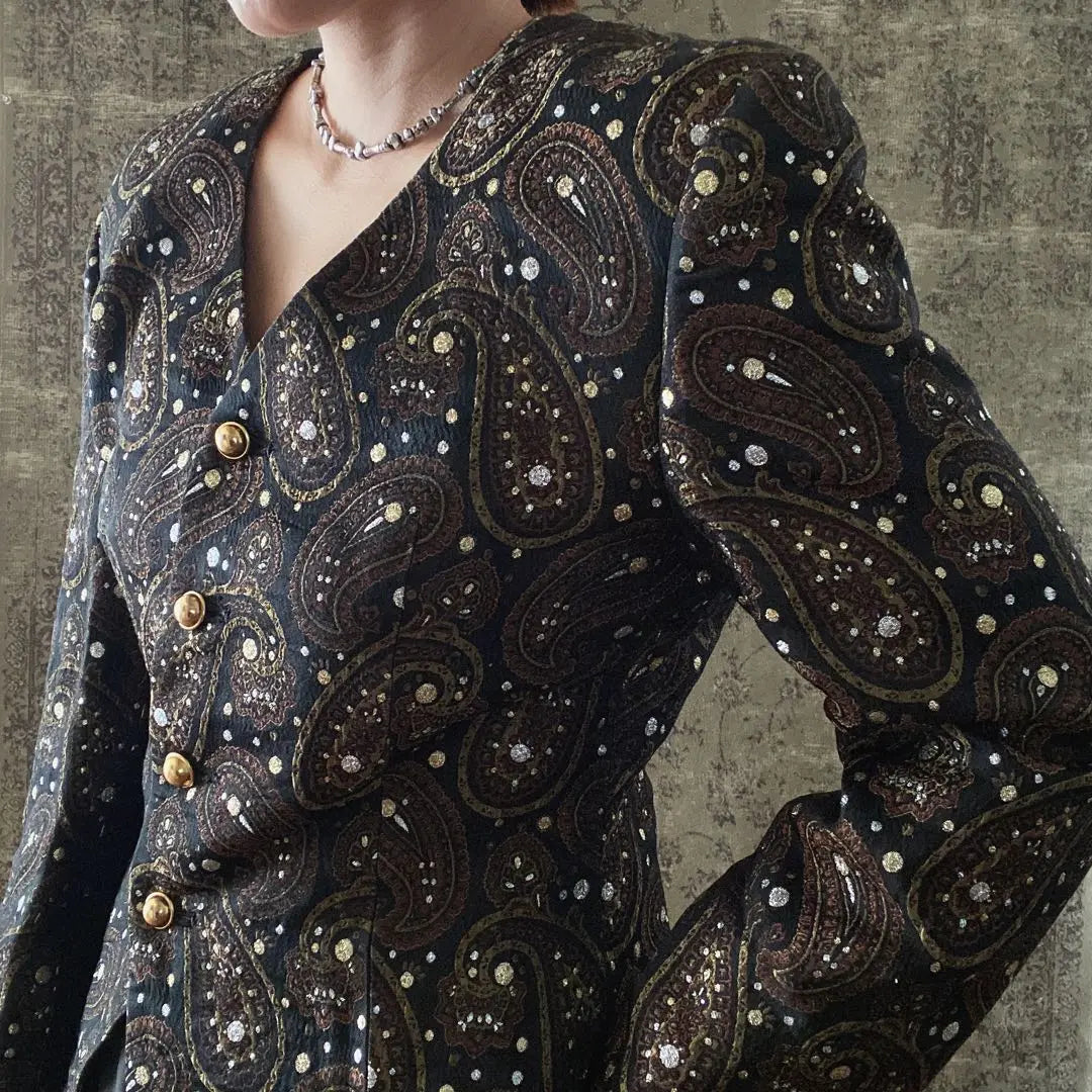 Paisley Jacquard Gobelin Jacquard Vintage Vintage Clothing Women