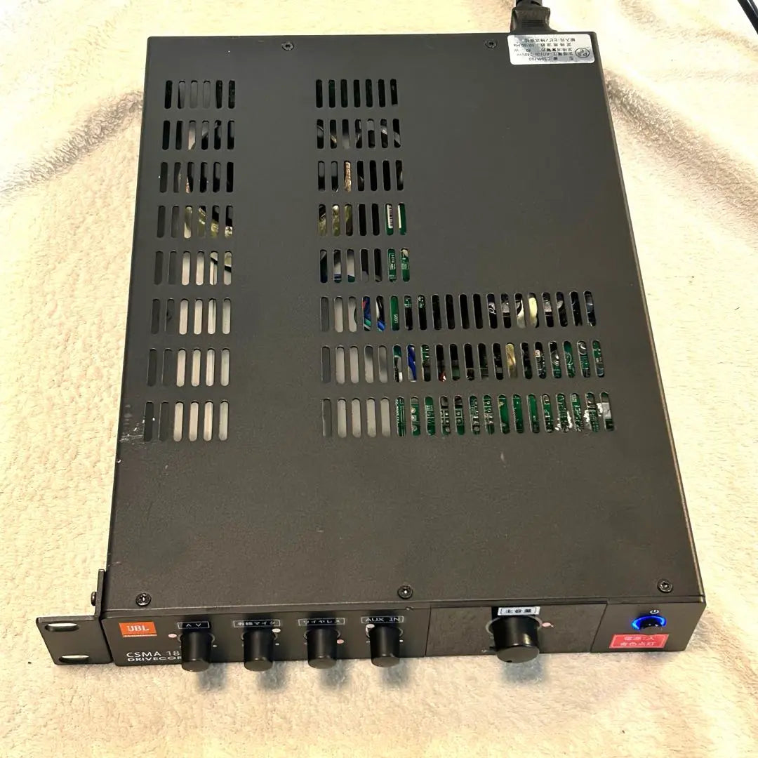 [Operation check] JBL CSMA180 DRIVECORE Power amplifier with built-in mixer