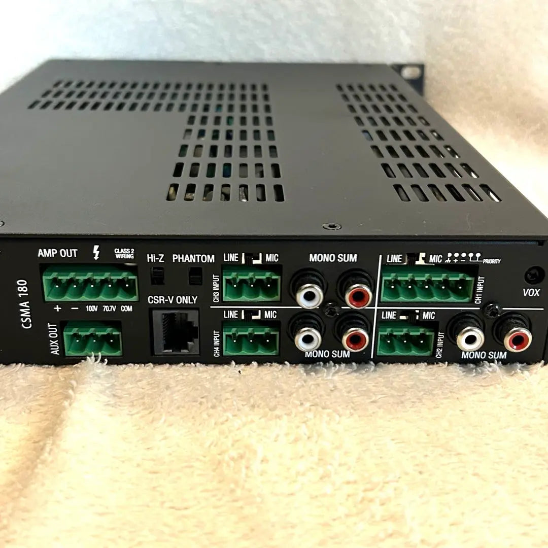 [Operation check] JBL CSMA180 DRIVECORE Power amplifier with built-in mixer