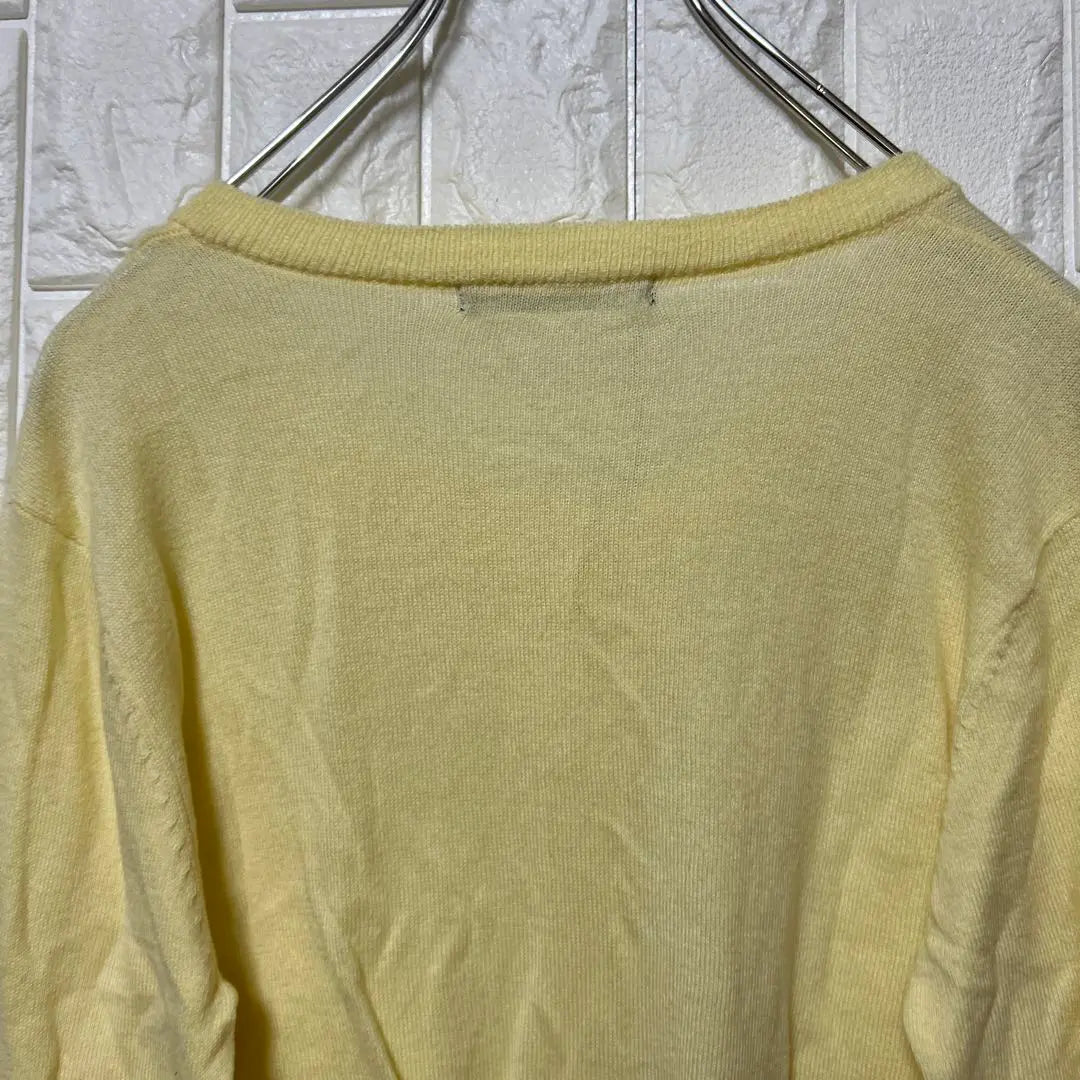 PAGEBOY Page Boy Thin Knit Cardigan Light Yellow Size F