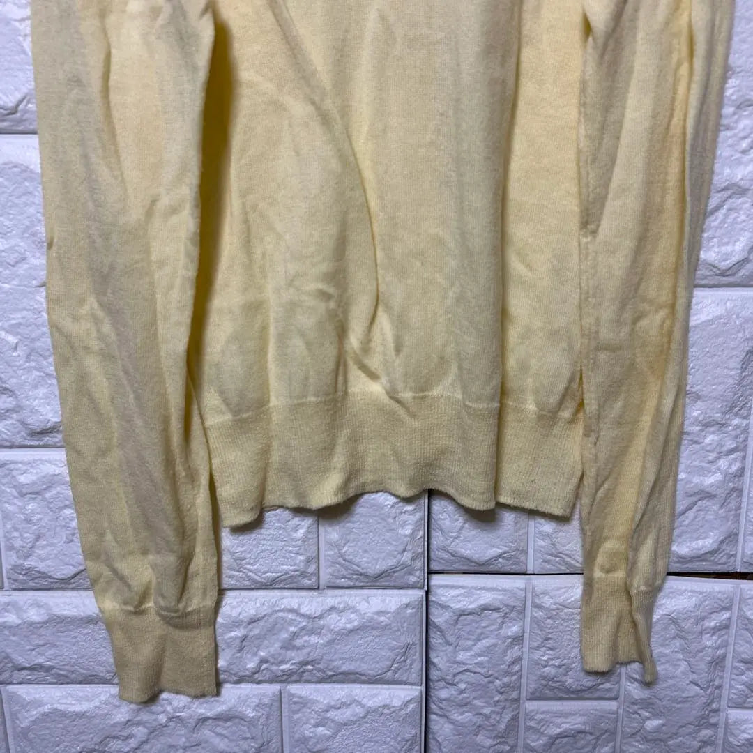 PAGEBOY Page Boy Thin Knit Cardigan Light Yellow Size F