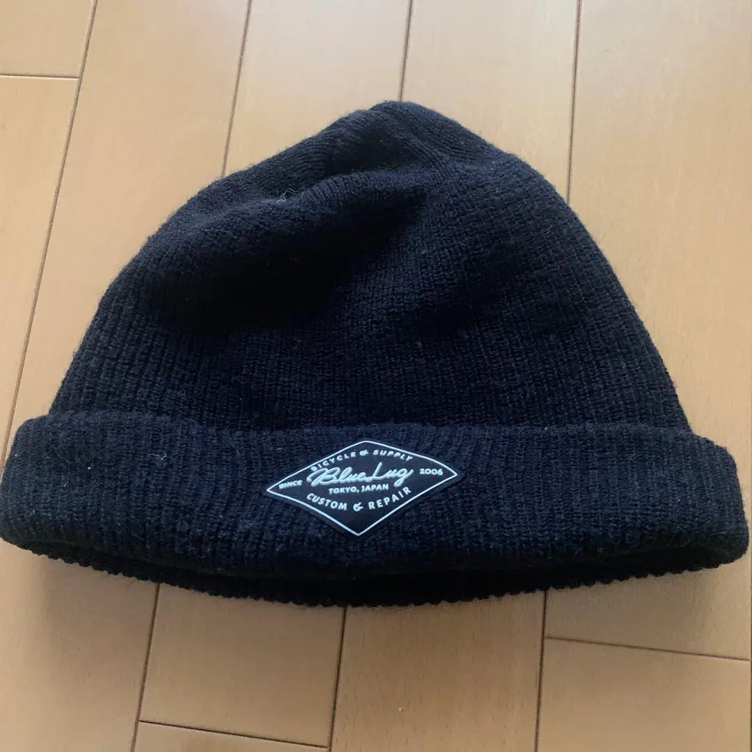 bluelug knit cap black