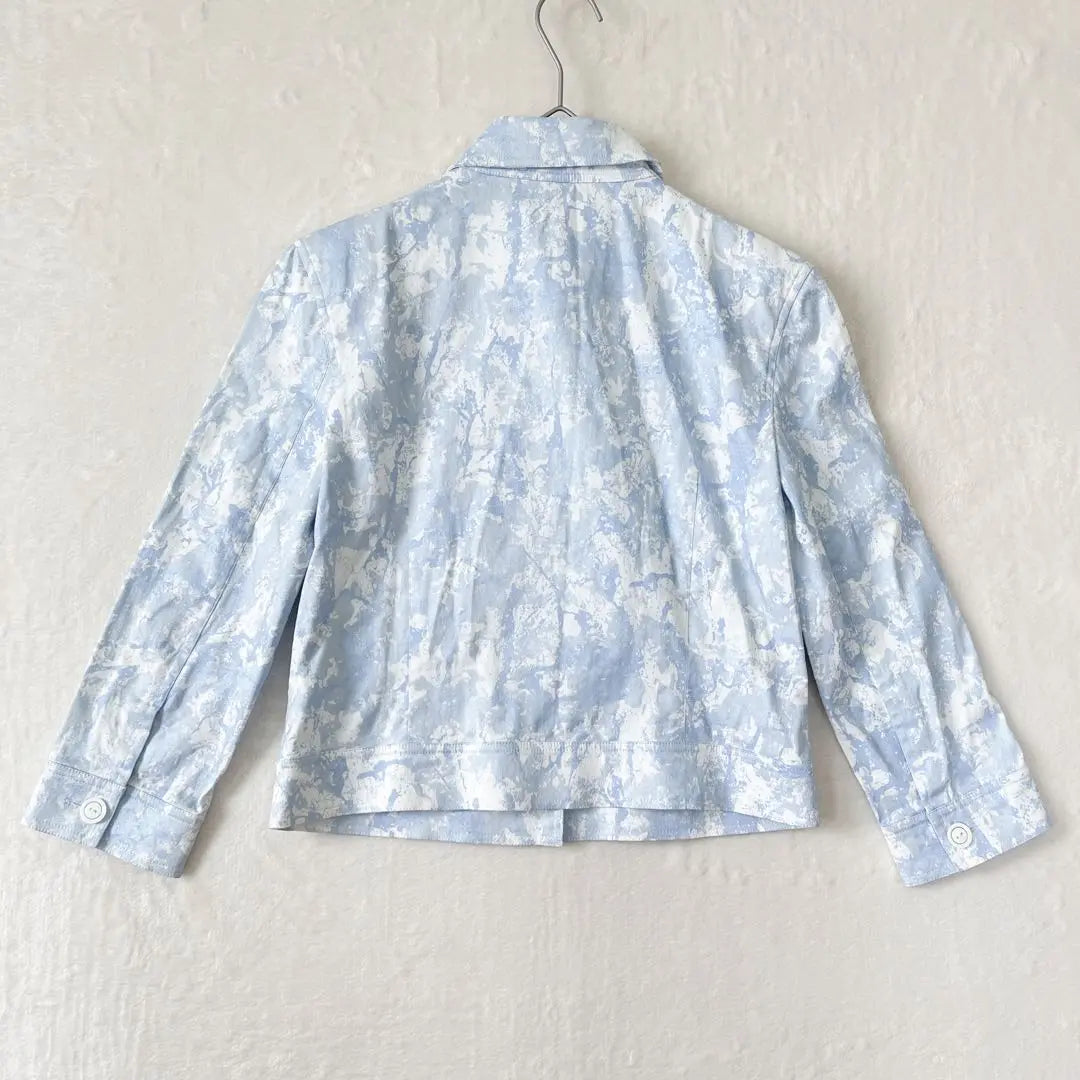 ◇138 René [36] Blouson jacket short length blue