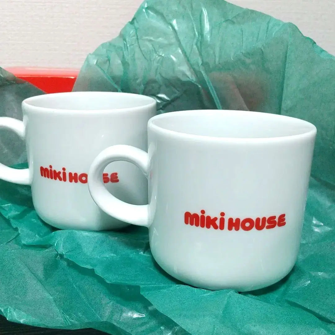 ♡ Nuevo ♡ Miki House Juego de tazas limitado navideño Miki House ☆ ★ | ♡新品♡ miki CASA ミキハウス クリスマス限定 マグカップセット☆★