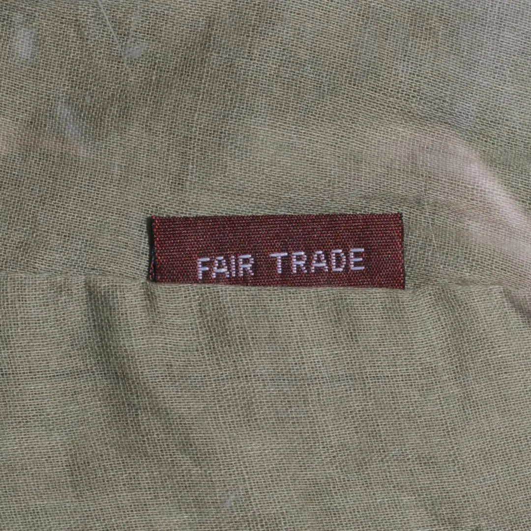 Beautiful Fair Trade FAIR TRADE Dress Knee-length Short Sleeve Plain Khaki F [29]