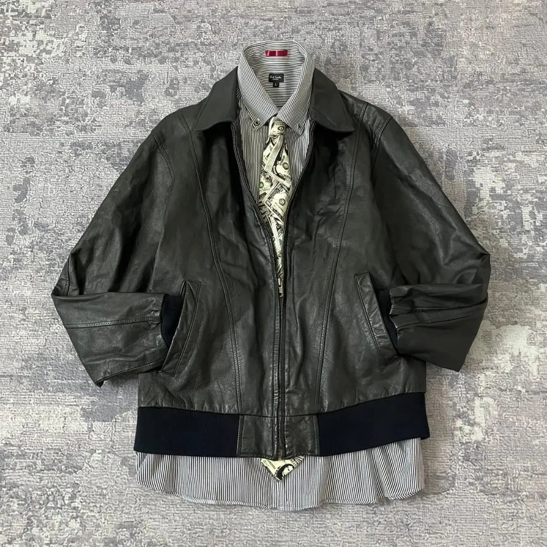 [ROA] C-boy style leather jacket Paul Smith Dickeys