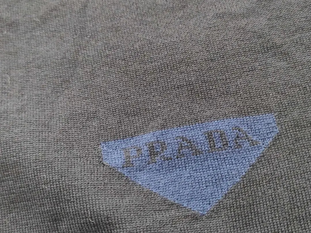 [Good condition] PRADA Men's Knit Navy 52