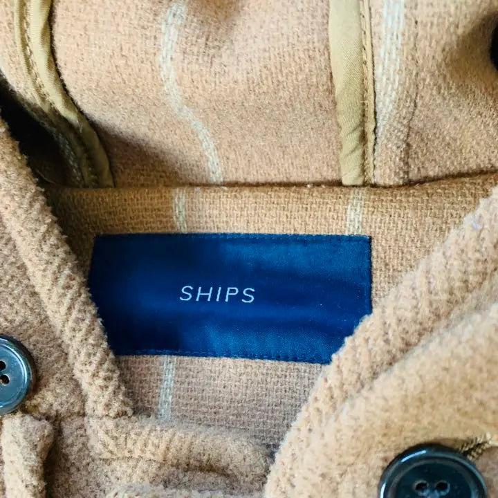 SHIPS Ships Duffle Coat Camel Brown Size 36 Popular Model