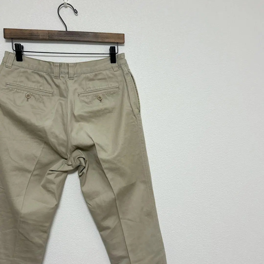 [COMME CA ISM] 100% cotton tapered pants, washable