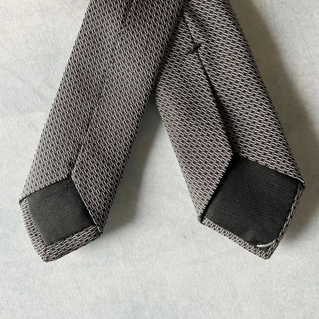 [Final price] Dior Narrow Tie Dark Gray Silk