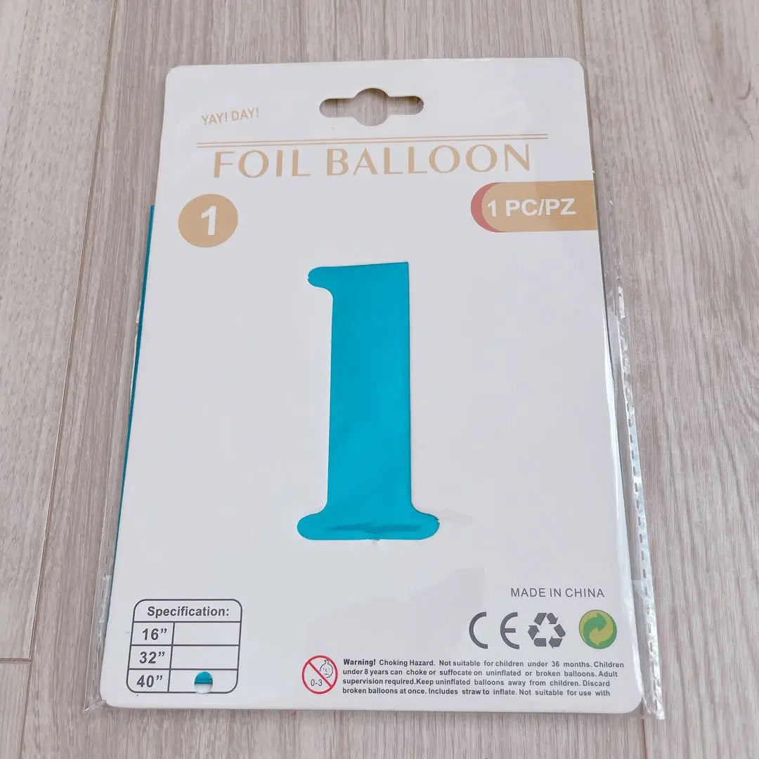 Number Balloon 90cm Large Birthday Balloon 1 Aluminum Balloon